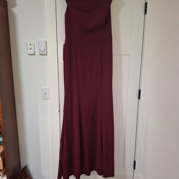 NWT Azazie Nicolina Cabernet - Picture 3 of 6